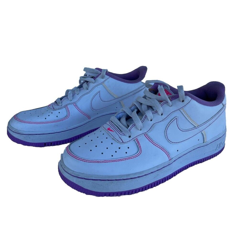 Nike Air Force 1 PC Contrast Stitch DC9672-110 Fuchsia Glow Pink Youth US Sz 7Y